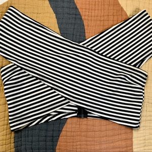 UO Colorfast Apparel cropped body con style top L